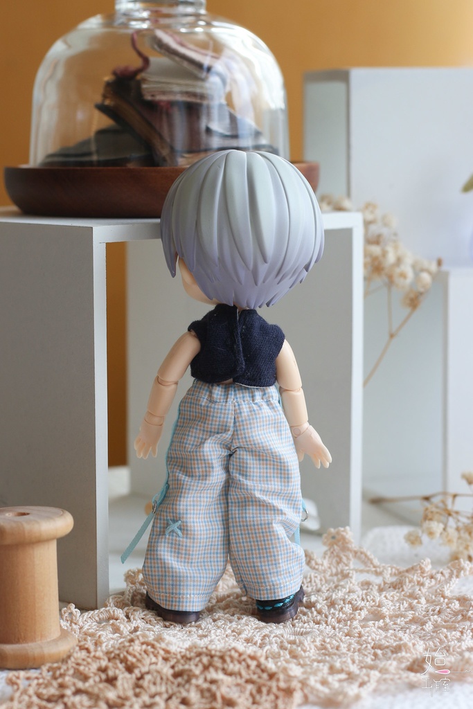 【チェック柄ワイドパンツ(2 colors)/オビツ11,ピコドー9/ピコドー10/ワンダーフロッグWonder Frog】