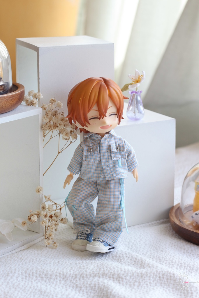 【チェック柄ワイドパンツ(2 colors)/オビツ11,ピコドー9/ピコドー10/ワンダーフロッグWonder Frog】