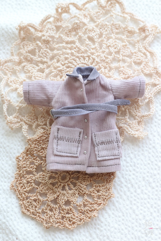 【コーデュロイロングコート/オビツ11,ピコドー10】