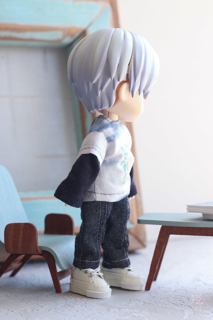 【フェイクレイヤードカットソー(2 colors)/オビツ11,ピコドー10,ワンダーフロッグWonder Frog】