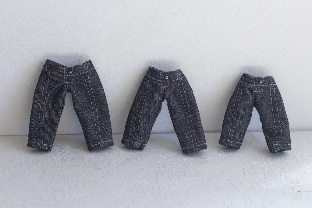 【テーパードデニム(2 colors)/オビツ11,ピコドー9/ピコドー10/ワンダーフロッグWonder Frog】