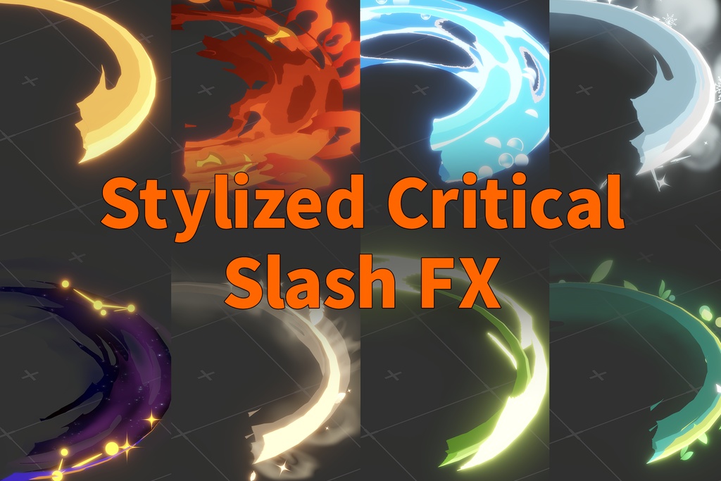 Stylized Critical Slash FX