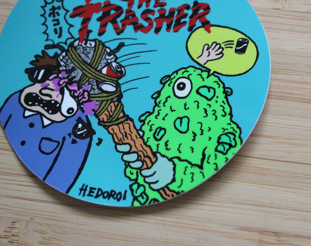 Mossmon Sticker set(Figure ver&Trash The Trasher illustration ver)