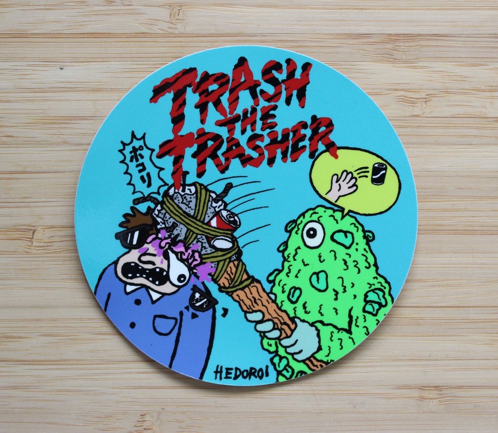 Mossmon Sticker set(Figure ver&Trash The Trasher illustration ver)