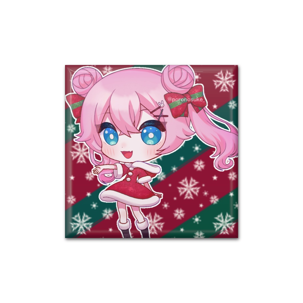 【缶バッジ】クリスマスリオピー2022