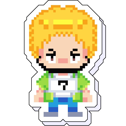 『カイジ』佐原ドット絵アクリルスタンド