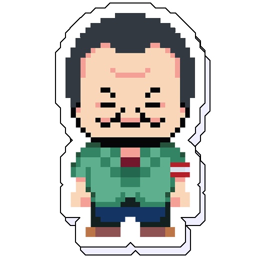 『カイジ』『ハンチョウ』大槻太郎ドット絵アクリルスタンド