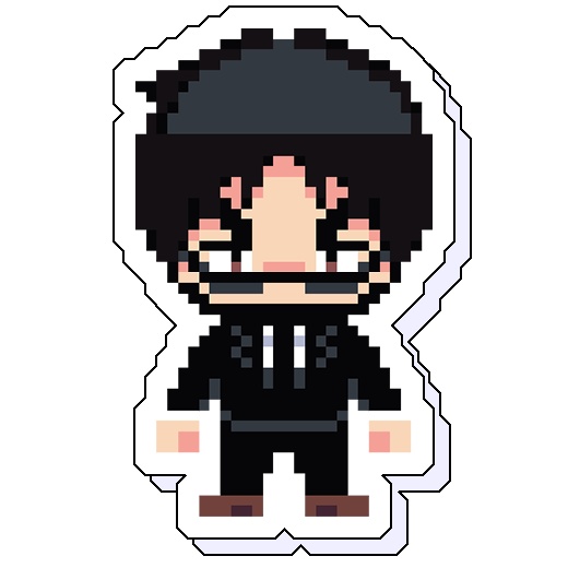 『ハンチョウ』宮本一ドット絵アクリルスタンド