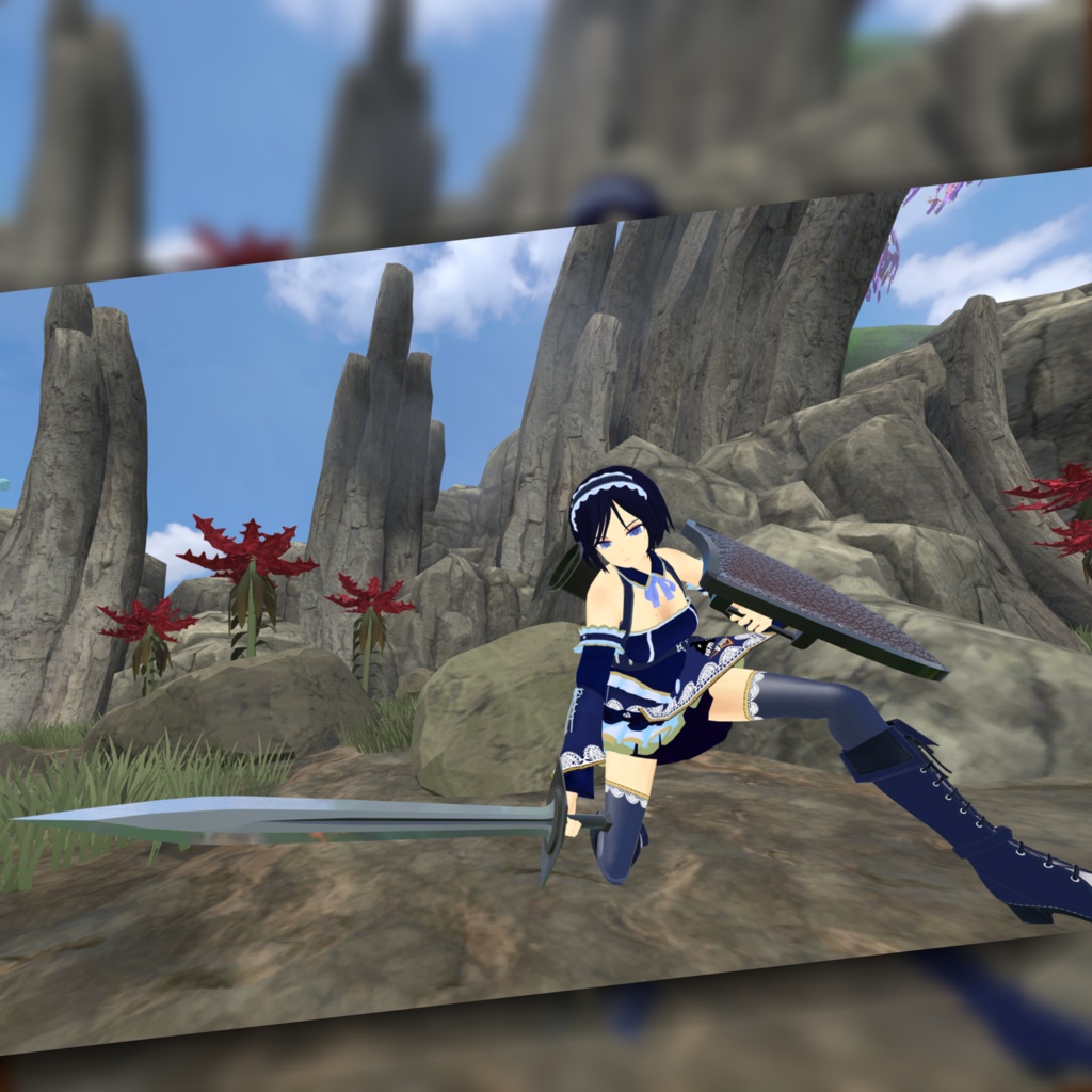 Long Sword & Sheild【Galment】