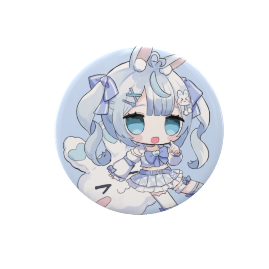 【デビュー1ヶ月記念】水面ありすSDキャラ缶バッチ44mm