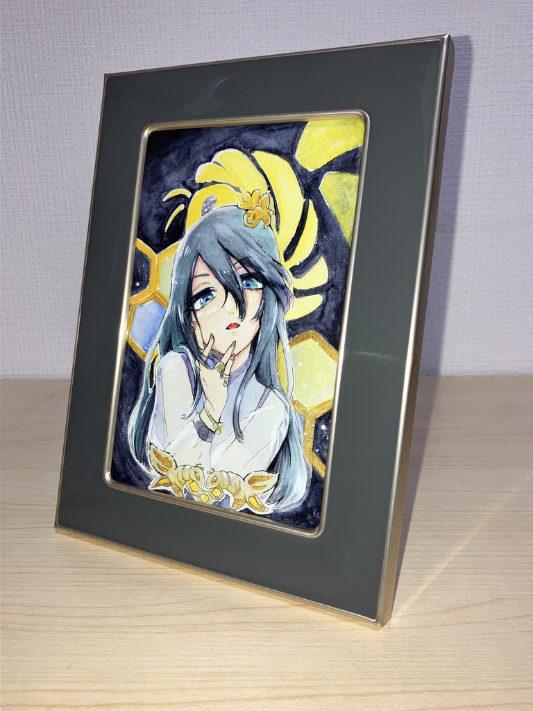 【水彩原画】BAOBA部 ルル 蜂 ※おまけ付き