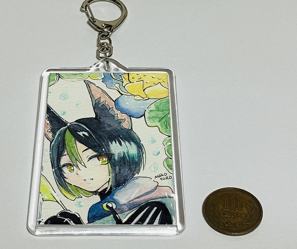 【原神】ティナリ 水彩原画キーホルダー Tighnari 提纳里 GENSHIN