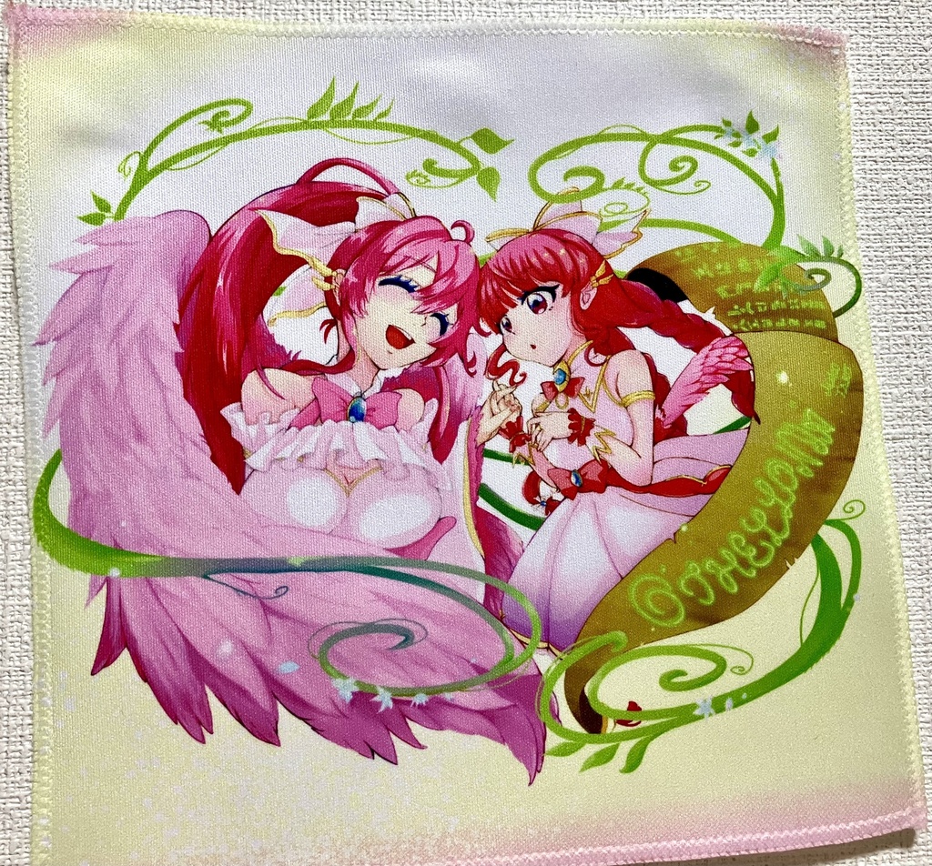 【数量限定】イーリア&エーリカ グラフィックタオルハンカチ【逆転オセロニア】