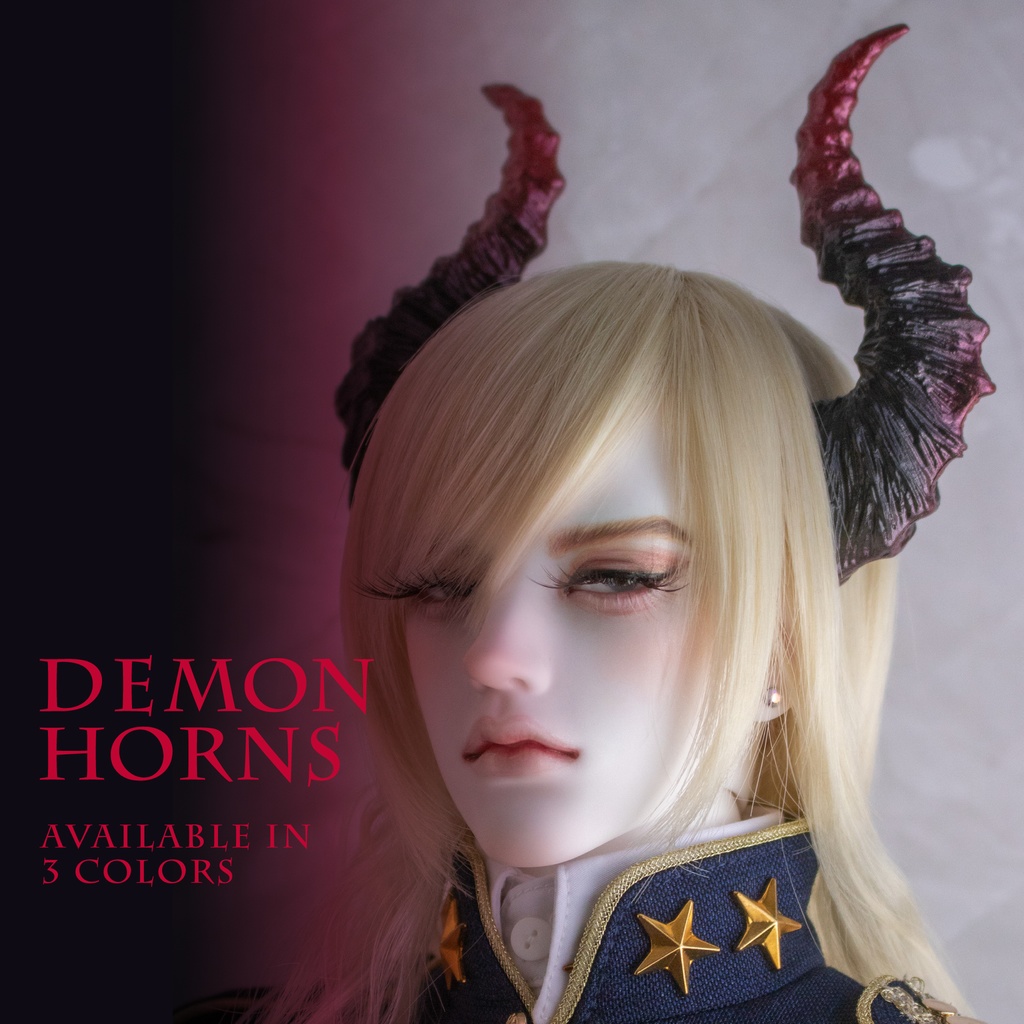 悪魔のツノ 3colors