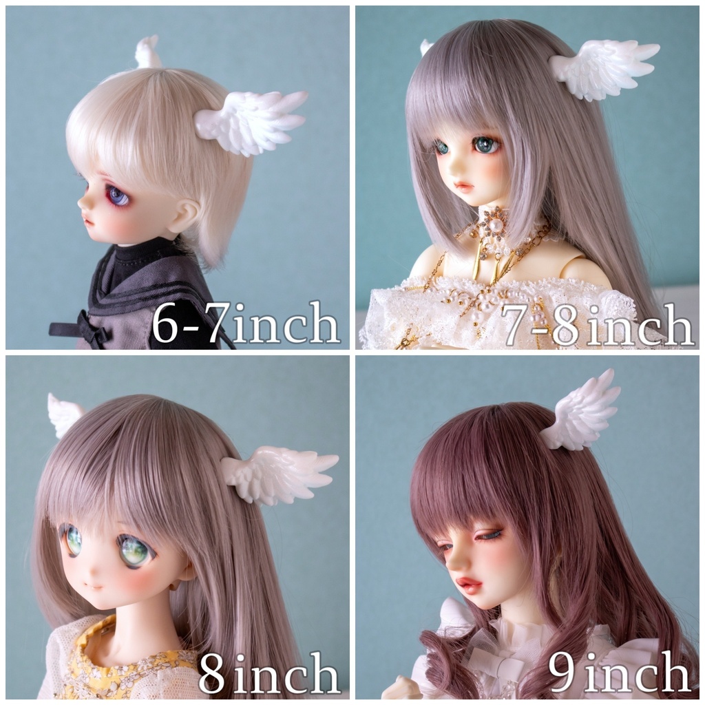 天使の羽根パーツ 3color