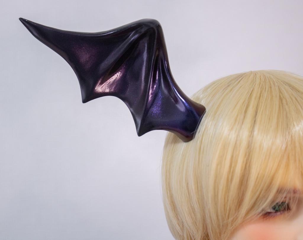 コウモリの羽根パーツ ブラック