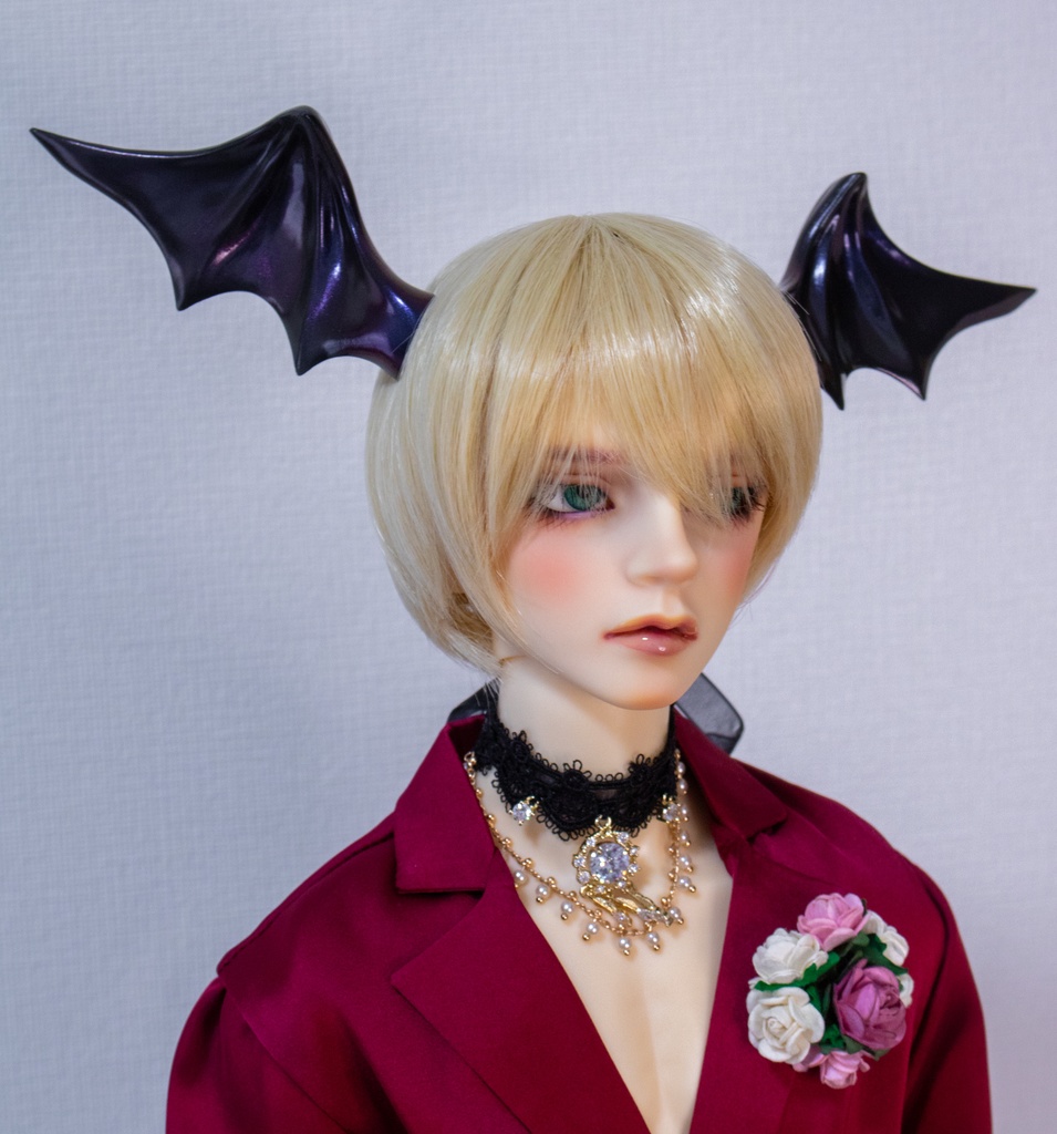 コウモリの羽根パーツ ブラック