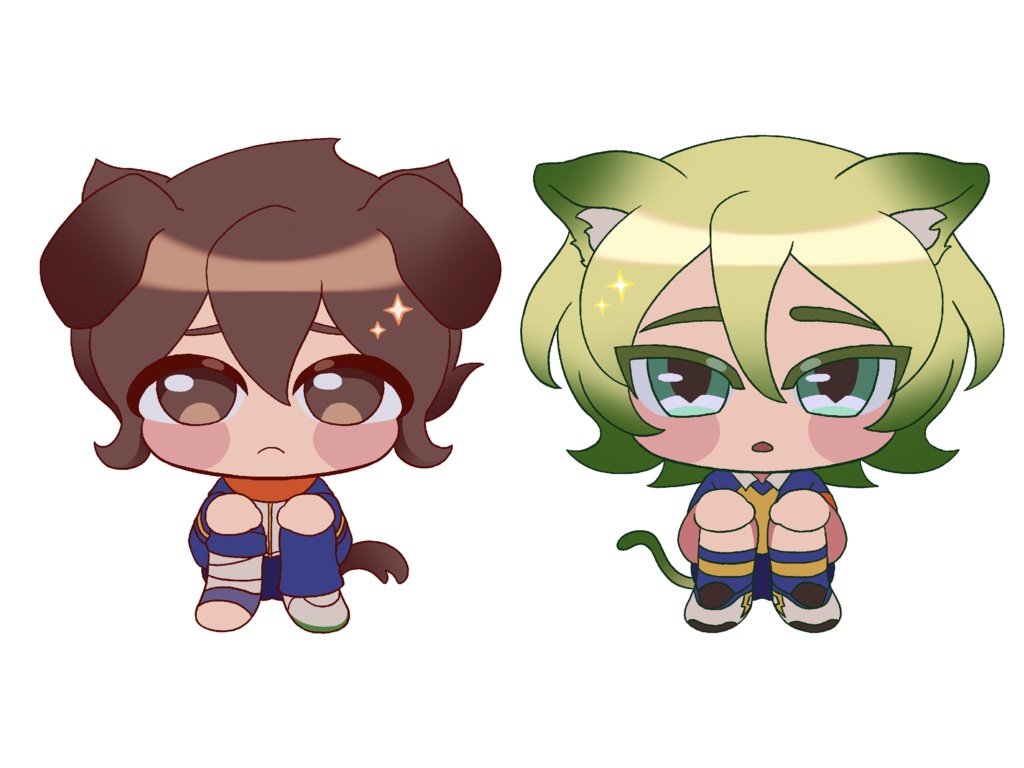 アクリルブロックセット　円堂ハル＆月影蓮