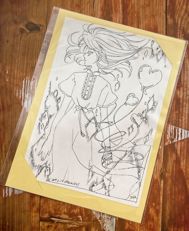 【1日1絵】ハートの糸(127)