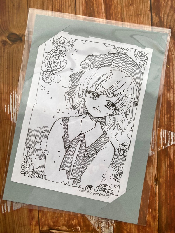 【1日1絵】鳩羽つぐ（224）