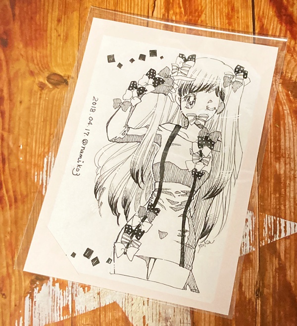 【1日1絵】リボン中毒（231）