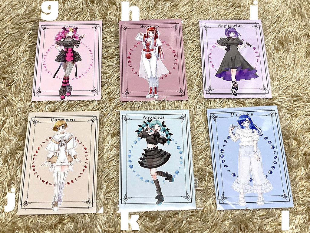 【ポストカード】12星座ガール