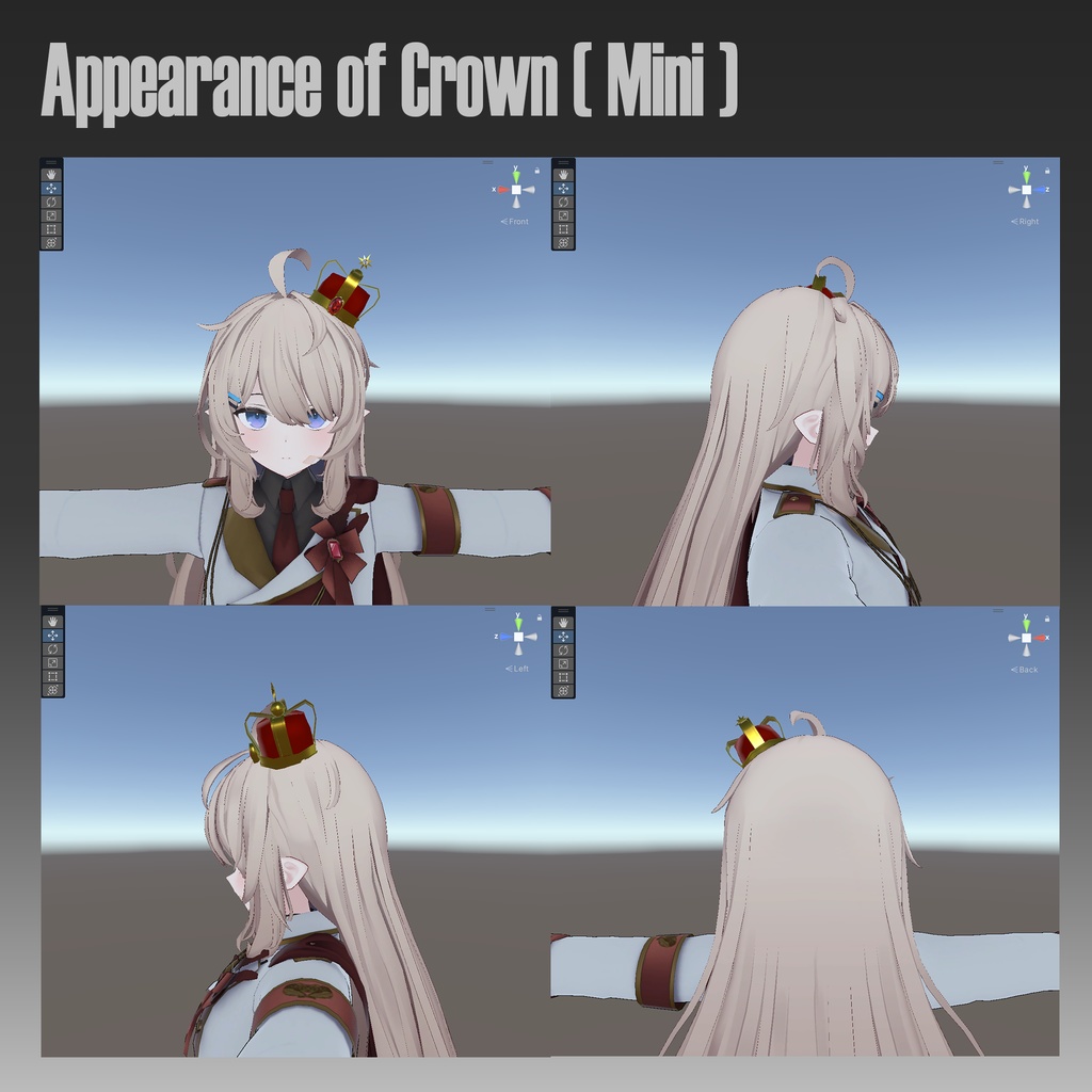 VRC向け3Dモデル「The Crown of Regulus」