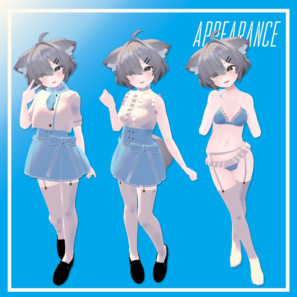 VRC向け3D衣装モデル「First Stage」