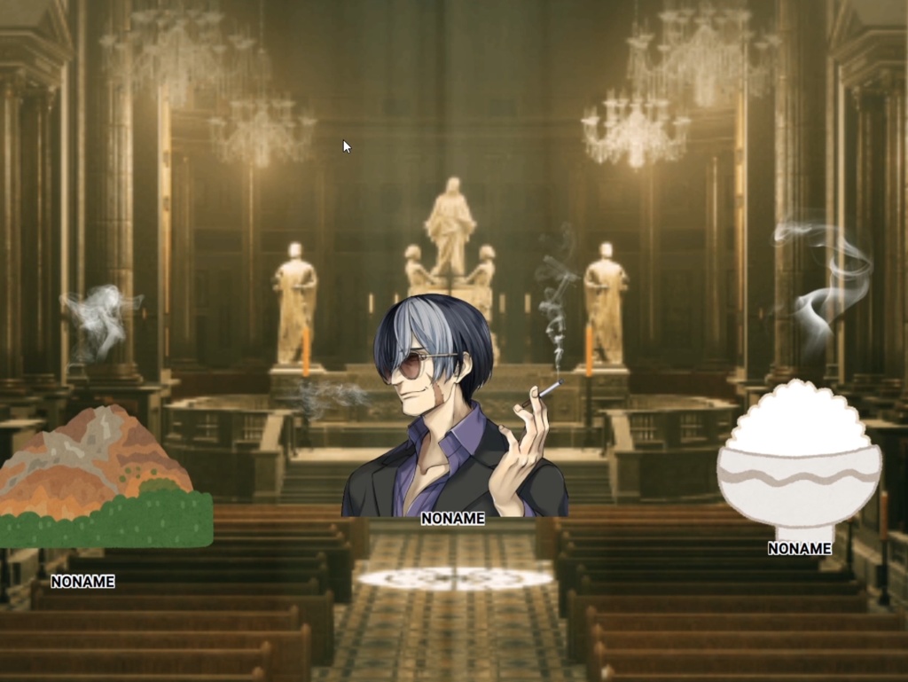 apng「揺蕩う紫煙」【動くココフォリア&OBS素材】