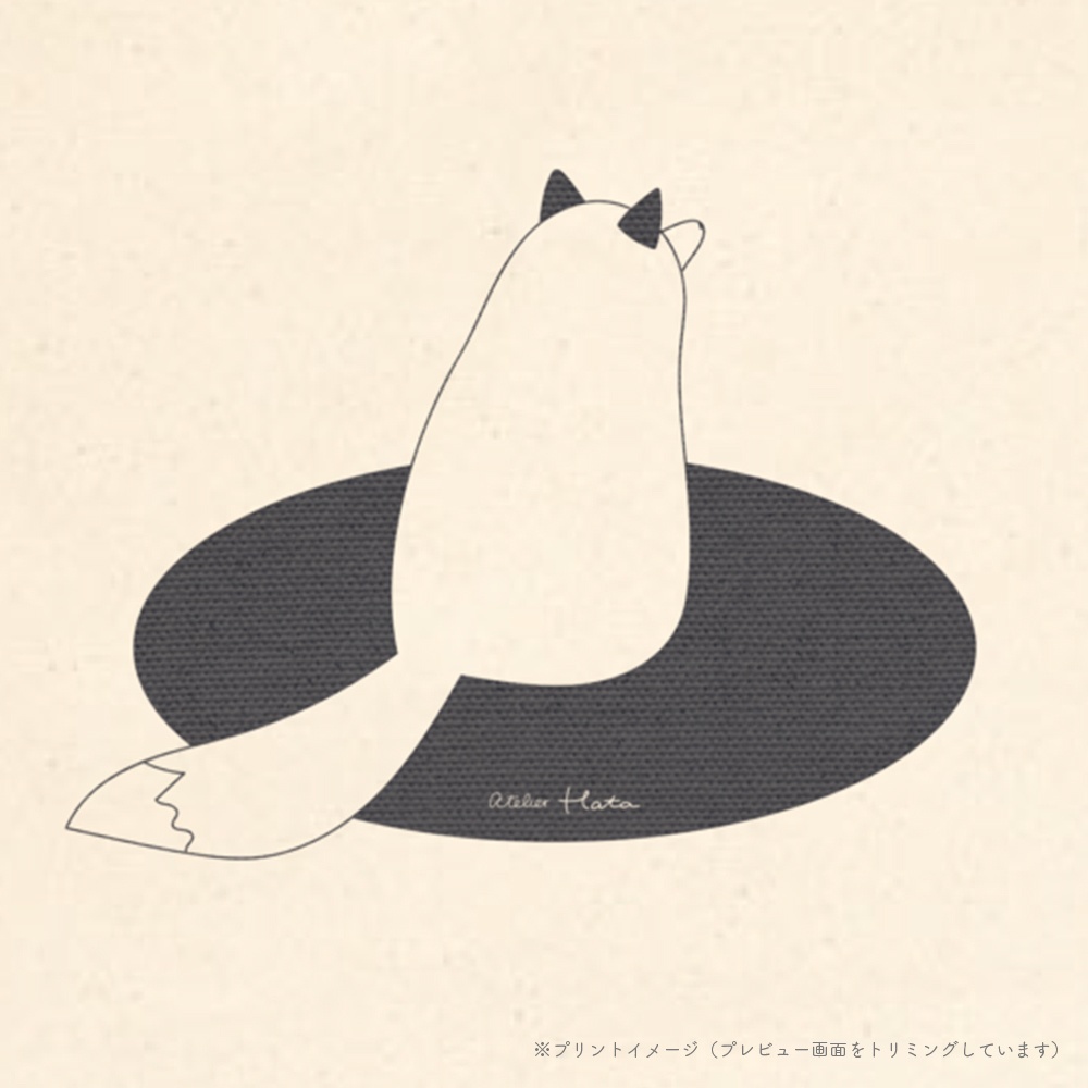 きつねトートバッグ