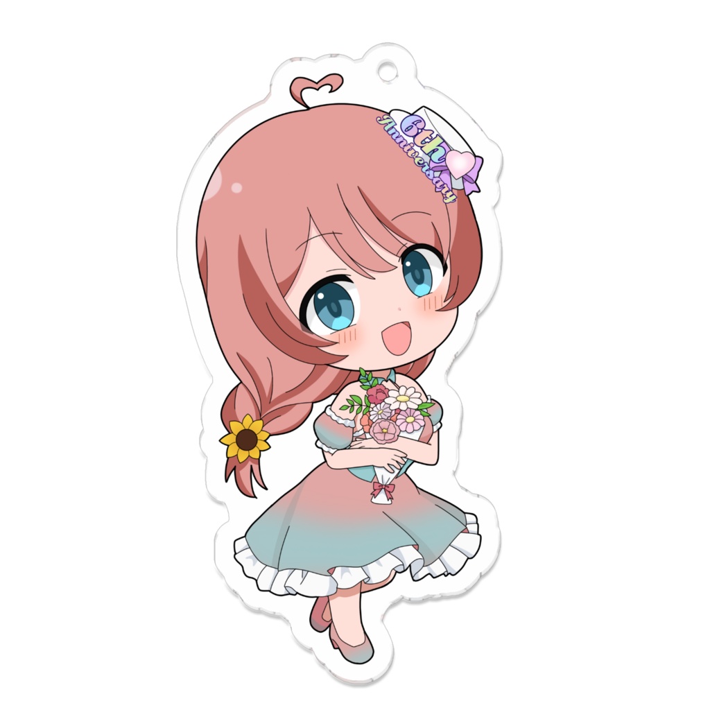 6周年Anniversaryアクリルキーホルダー