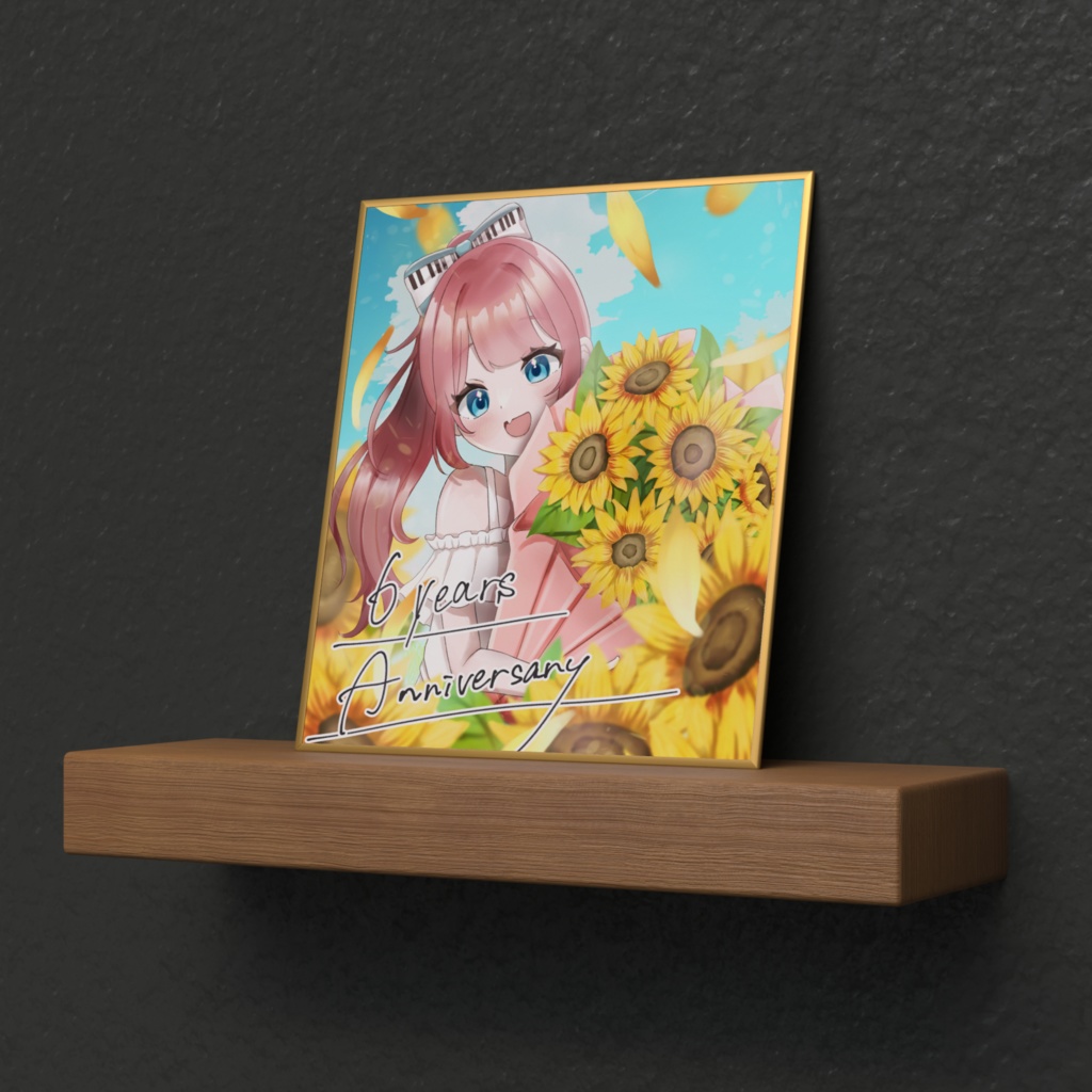 6th Anniversary 色紙