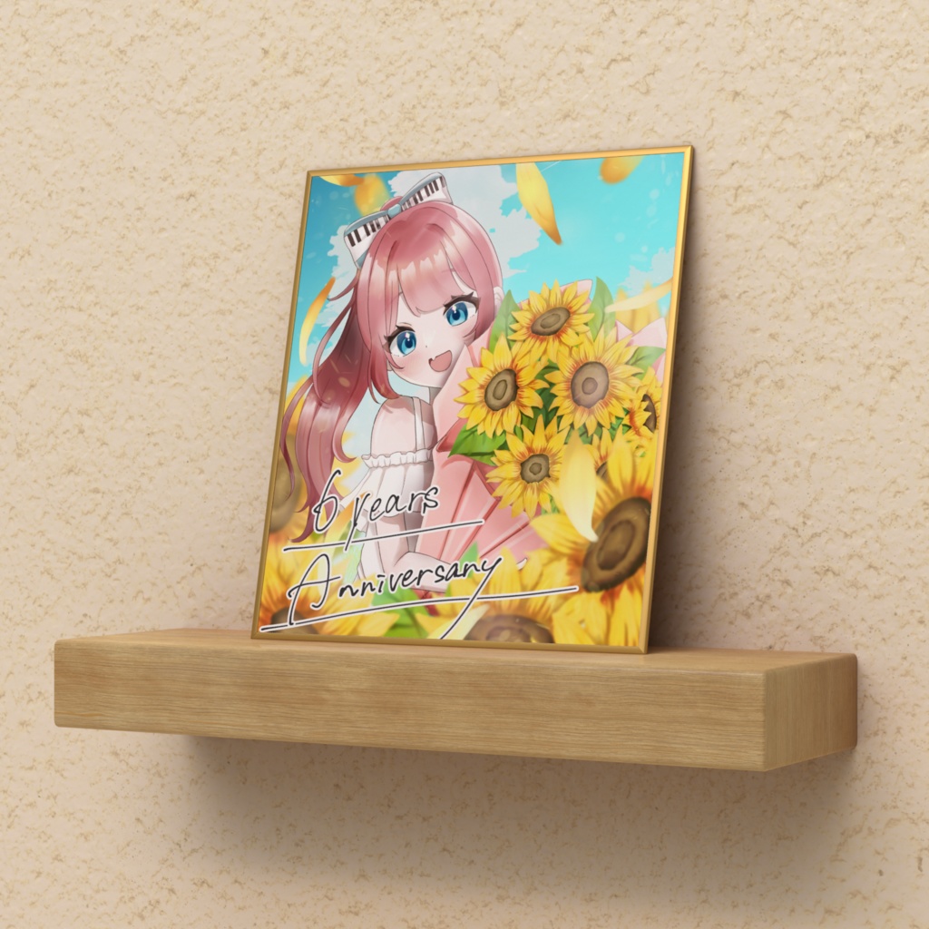 6th Anniversary 色紙