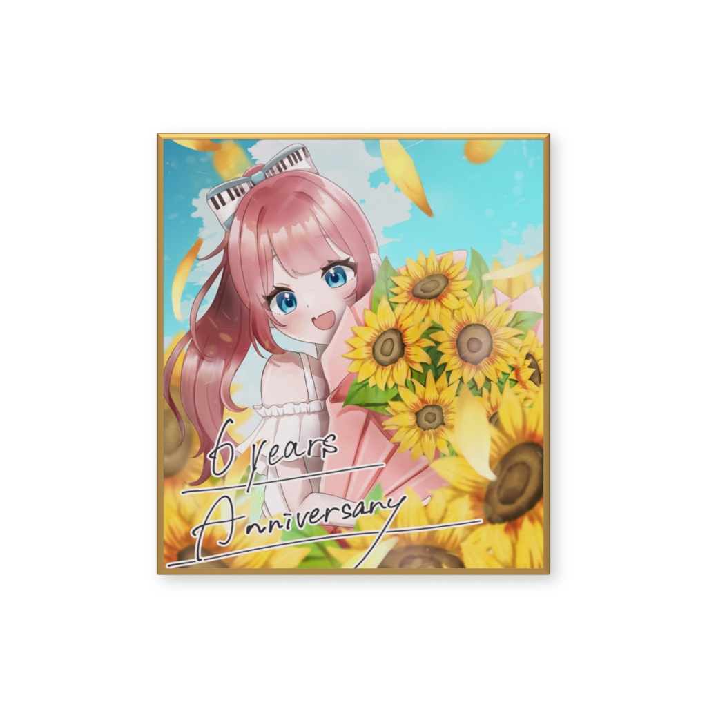 6th Anniversary 色紙