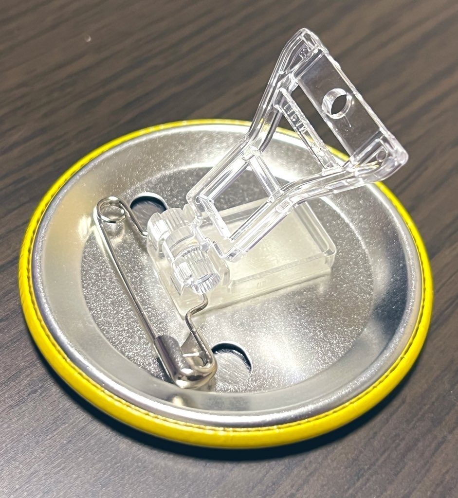 レンジャー長が乗っています缶バッジ