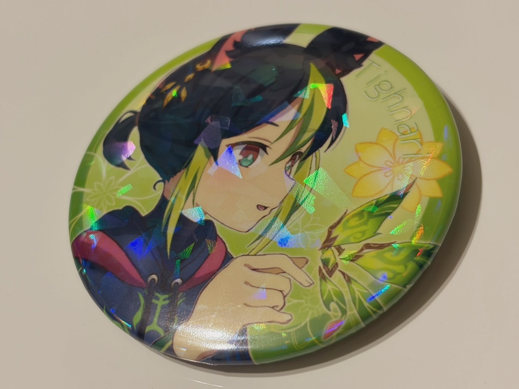 キラキラホログラムティナリくん缶バッジ