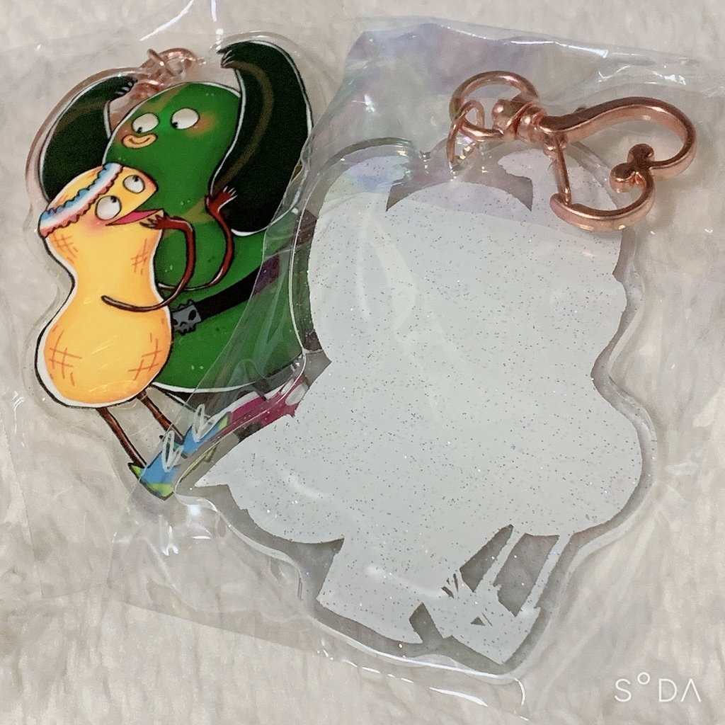 ピクルスとピーナッツ 仲良し♡アクキー