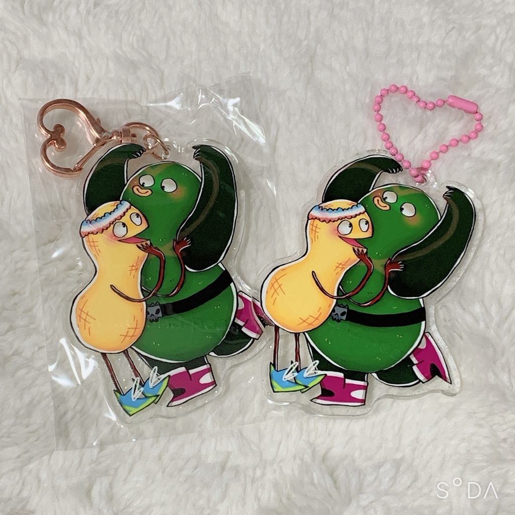 ピクルスとピーナッツ 仲良し♡アクキー