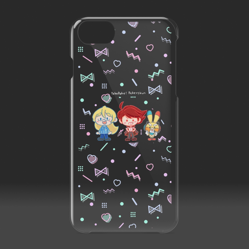 ペケペケ!ペケッツくん iPhoneケース(レトロ柄)