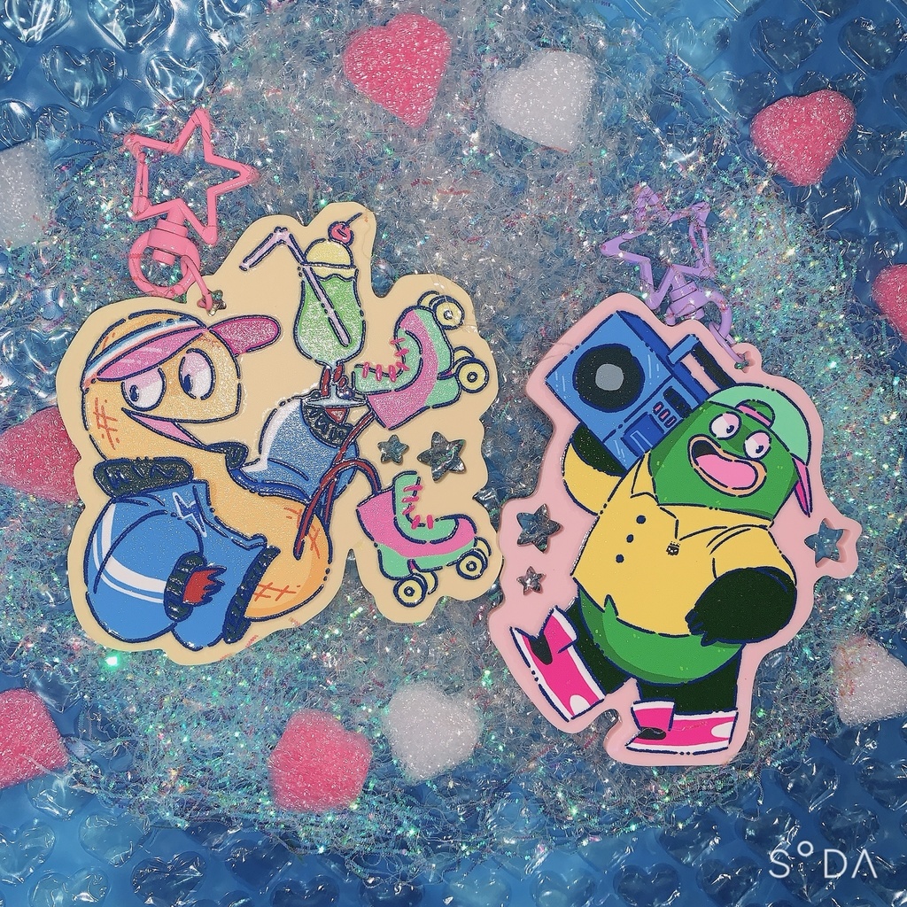 ピクルスとピーナッツ レトロアクキー
