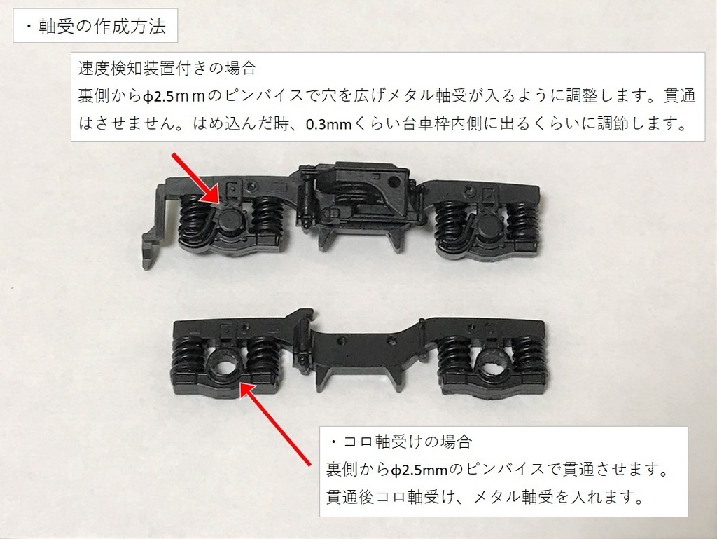 1/80 201系走行化支援パーツセット