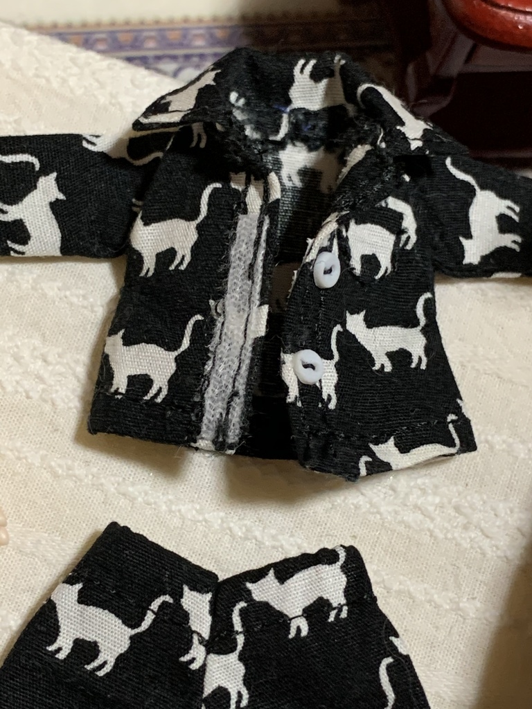 にゃんこパジャマ 黒