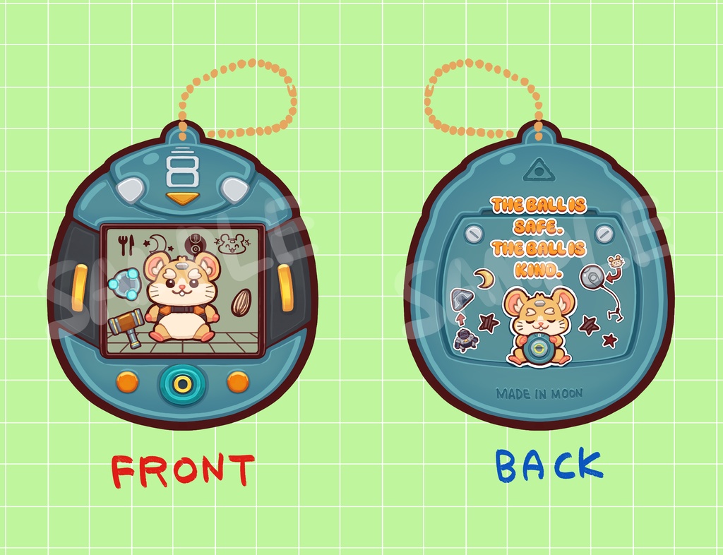 【1人1つまで】育成はむのシャカシャカアクキー【Up to 1 per person】