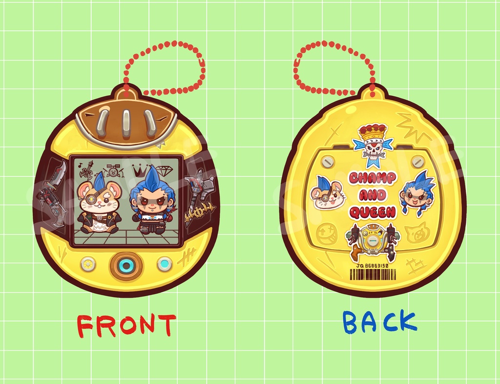 【1人1つまで】育成はむクイーンのシャカシャカアクキー【Up to 1 per person】