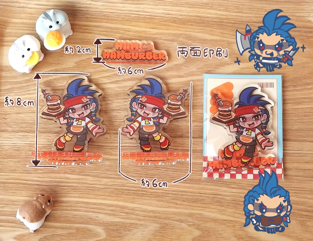 【1人各2つまで】ハムクイーンアクスタ【Up to 2 per person】