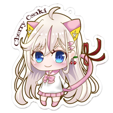 【デビュー半年記念】ちぇりぃの目覚まし音声4種+アクリルキーホルダーのセット(メッセージカード付)♡