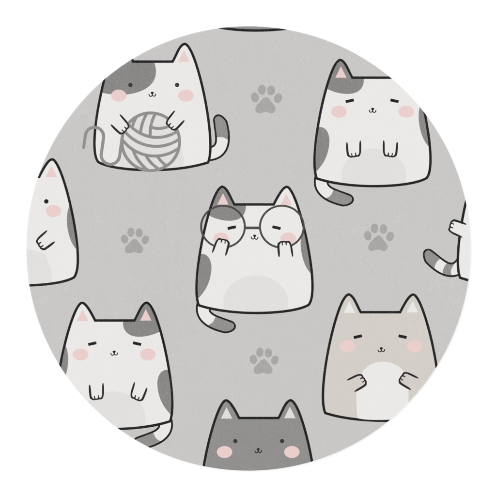 かわいい猫のマスキングテープ