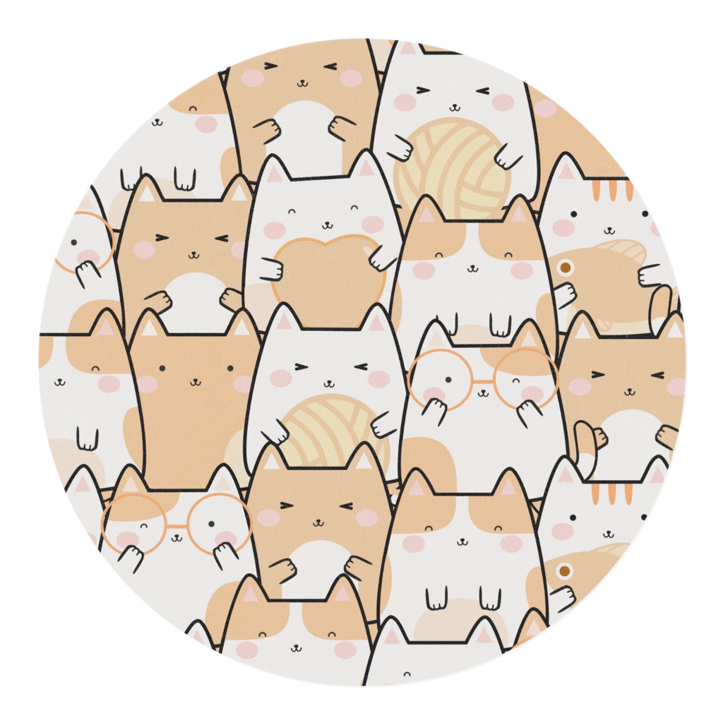 かわいい猫のマスキングテープ