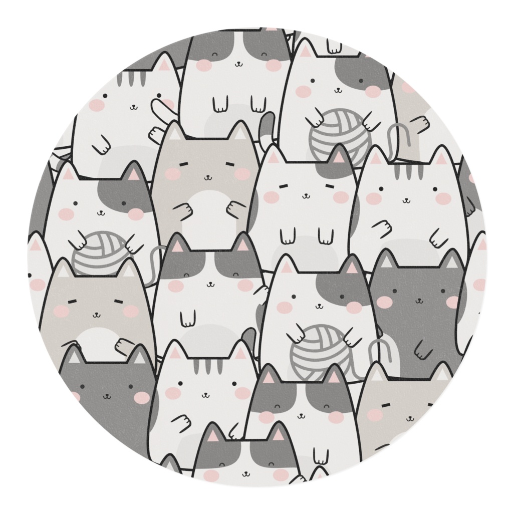 かわいい猫のマスキングテープ