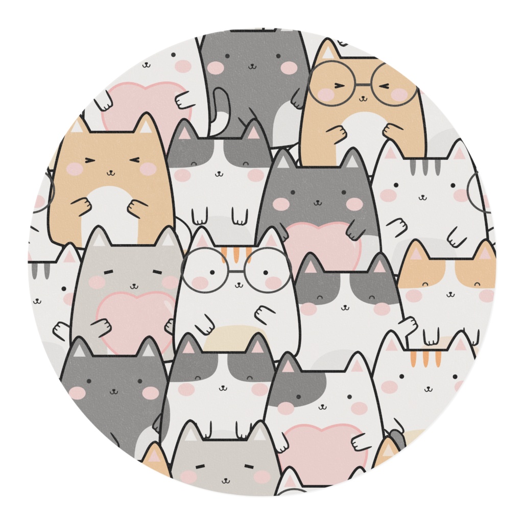 かわいい猫のマスキングテープ